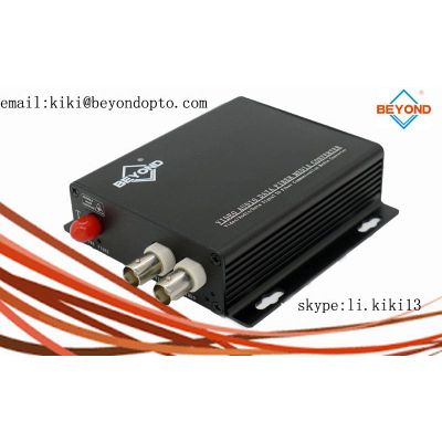 1/2/4/8 ch HDTVI converter to fiber optic for hikvision camera ,720P/1080P