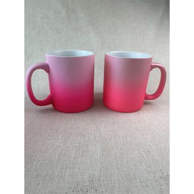 Large Porcelain sublimation mug with electroplate