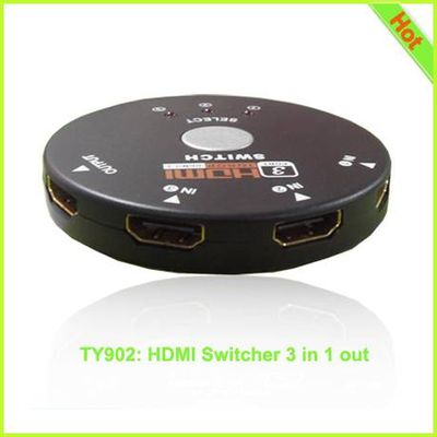 mini portable 1080p HDMI Switcher 3in 1out