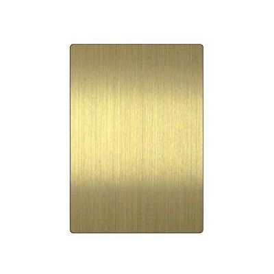 14735 Customized Ti-coating Colored 316, 430 Hairline Stainless Steel Sheet GB, DIN, EN