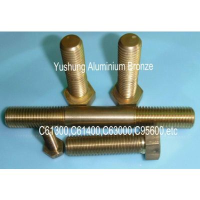 ASTM B150 C63000 / NES833 /CA104 Aluminium Bronze Bolts Studs