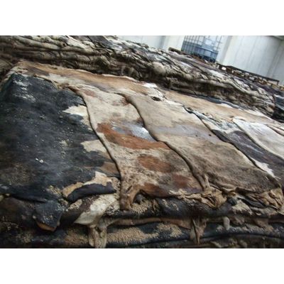 High Grade Natural Cow Donkey Skin Finished Leather/Hides
