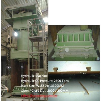 Hydraulic Machine 2600 Ton