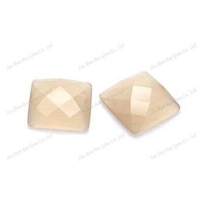 Synthetic loose glass cat eyes stone with wholesale price