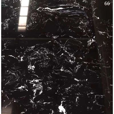 black artificial marble