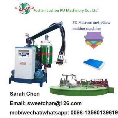 Polyurethane sponge high pressure inject machine with turntable production line