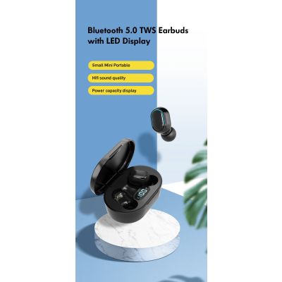 E7S TWS Earbuds Bluetooth 5.0 Wireless Earphones Bass Sound