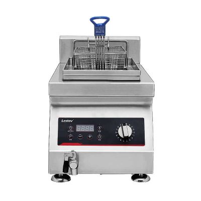 8 Litres Single Tank Commercial Induction Deep Fryer