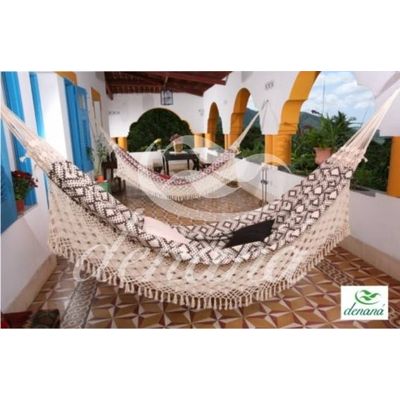 Brazilian handwoven cotton fabrics hammocks