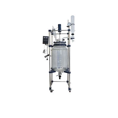100L Jacket Glass Reactor     Jacketed Glass Reactors (double layer) WKS-150        