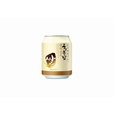 Korean Alcoholic Beverage 'Canned Makkoli' (Milky Rice Wine)