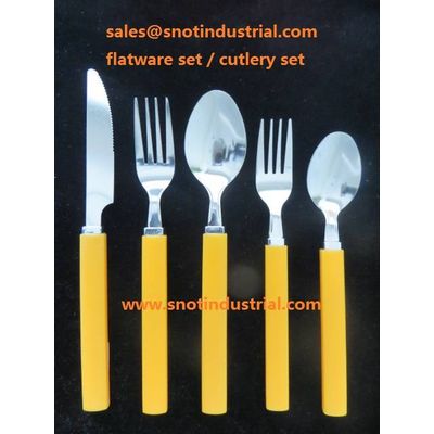 20PCS FLATWARE SET WITH METAL STAND AND PVC BOX PACKING ST6722