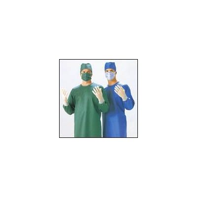 surgical gown bouffant cap face mask shoecover