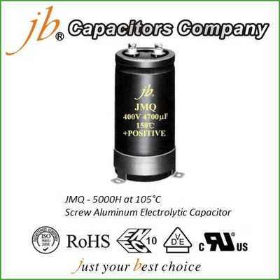 JMQ - Screw Aluminum Electrolytic Capacitor, 5000H at 105°C, for Inverter