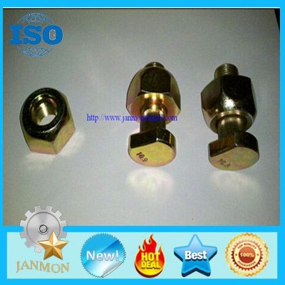 SELL Customized High Strength Yellow Zinc Plated Wheel Bolts and Nut For Tractor and Truck