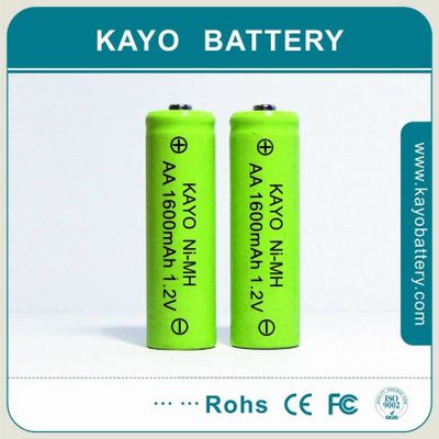 Rechargeable NiMh battery AA 1600mAh