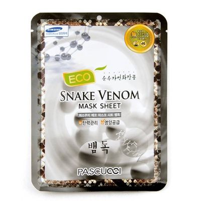 [KOREAN] Amicell Pascucci Skin Care Eco Mask Sheet Snake Venom