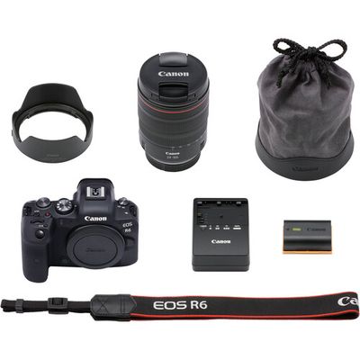 Canon EOS R6 Mirrorless Camera with 24-105mm f4 Lens