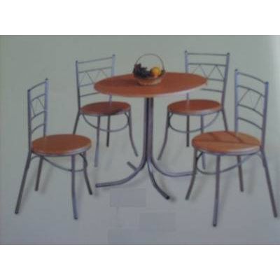 Best Selling MDF And Aluminium Table /chair Set Model1512