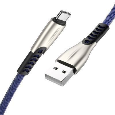 [ Zinc alloy data cable ] One piece shipping Huawei Xiaomi Apple Android TYPE-C 3A charger cable