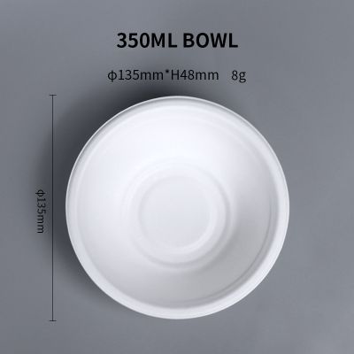 100% Compostable Plates Heavy-Duty Disposable Paper Plates Bagasse