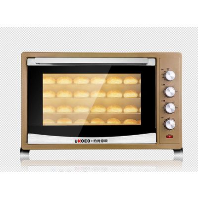 UKOEO HBD-1201 Electric Oven 120L stainless steel Commercial Baking Toaster Mechanical Control Bakin