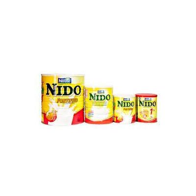 Arabic and English Text Red Cap Nestle Nido Milk