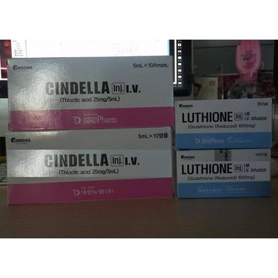 Glutathione Reduced Whitening Injection 600mg with thioctic acid