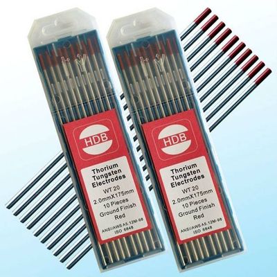 WT20 2.0x175mm 2% Thoriated Tungsten Electrode for TIG welding