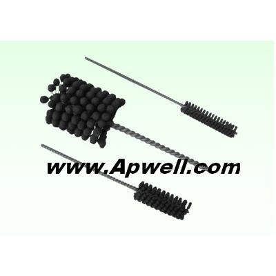 Cylindrical industrial grinding ball brush