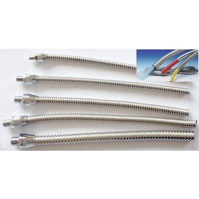 small bore Stainless Steel flexible Conduit for laser or sensor thermal coupler wirings,electrical s