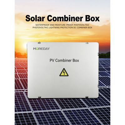 Moreday Pv solar DC Array steel metal on grid off grid Combiner Box With 6