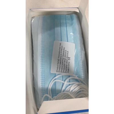 3-ply thick disposable medical face masks