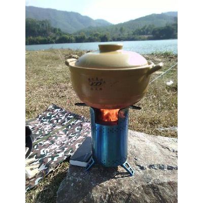 hot sale/best quality/stainless steel biomass camping stove without putane