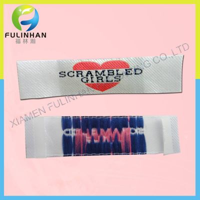 China Directly Factory Professional Customized woven label like main label/neck label with exquisite