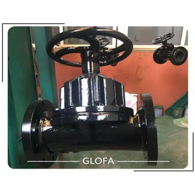 Rubber Lined Cast Iron GG25 KB type or Straight Through Diaphragm Valve