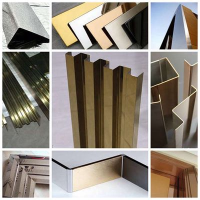 Decorative Stainless Steel Sections Profile Door Frame