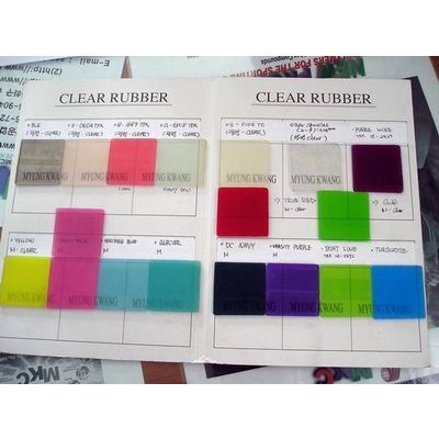 Clear Rubber(transparent rubber any color)