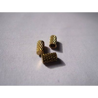 Brass inserts blind end brass inserts mold-in inserts from Shenzhen OEM factory