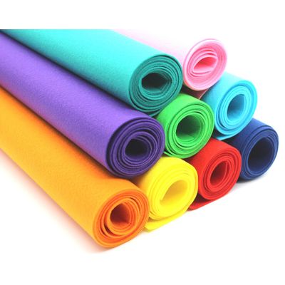 Colored 1mm, 2mm, 3mm felt fabric for crafts supplier from Hebei AAA-Long Technology Co.,Ltd