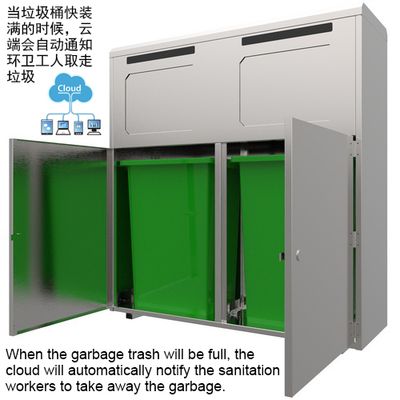 Smart solar trash bin ODM service from Chinese product research and development company