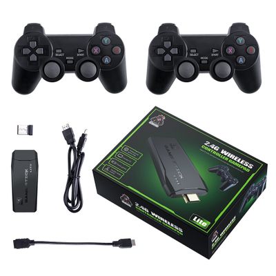 Wireless Video TV Game Console 4K HD Game TV Dongle With Gamepad