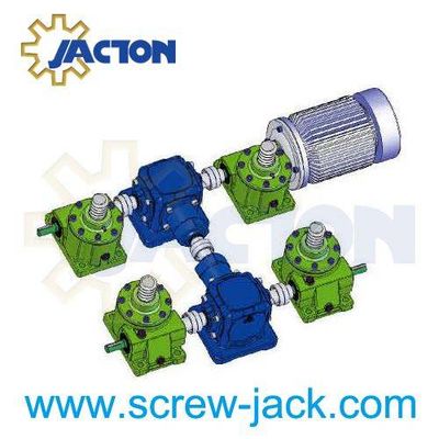 screw jack lifting lowering system