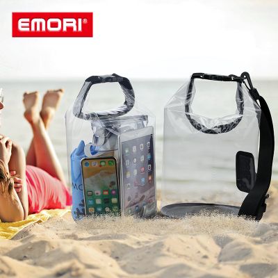 Hot Sale Roll-down Top TPU Recycled Dry Bag Transparent Waterproof Small Dry Bag for Swimming