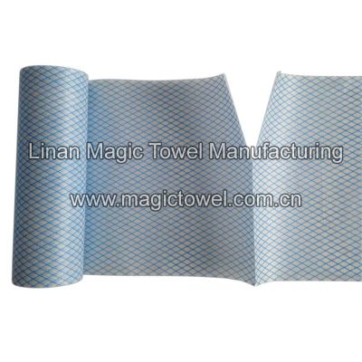 Tear off Nonwoven viscose polyester fabric wipes/household wipe/tear-off clothing cloth/ in roll