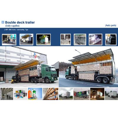 Double-Deck wing-Body Truck Trailer (Hyundai Korea)