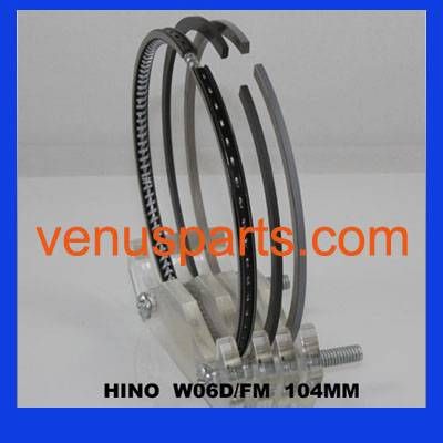 piston ring for hino W04D