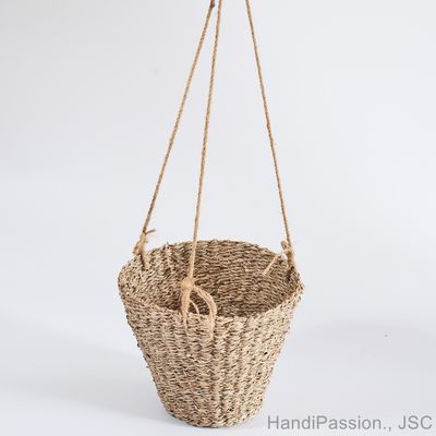 Seagrass Woven Hanging Planter Made in Vietnam