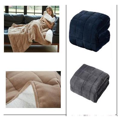 weighted blanket in flannel