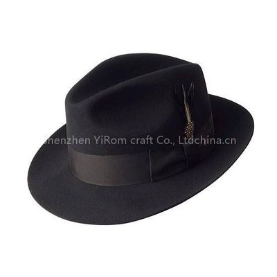 YRMF11003 wool felt hat, men felt hat,format hat